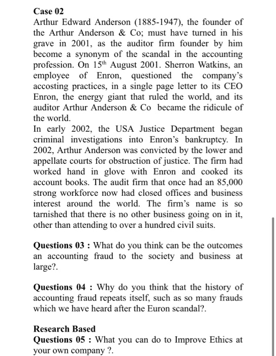 business ethics Marks: 20 Each answer will carry