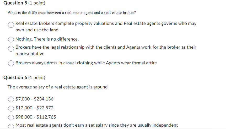 What is the difference between a real estate