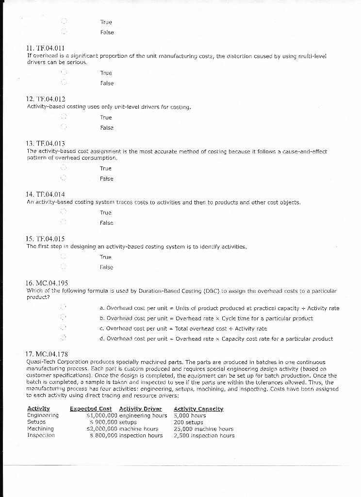 1. TF.04.001 Unit based costing first assigns