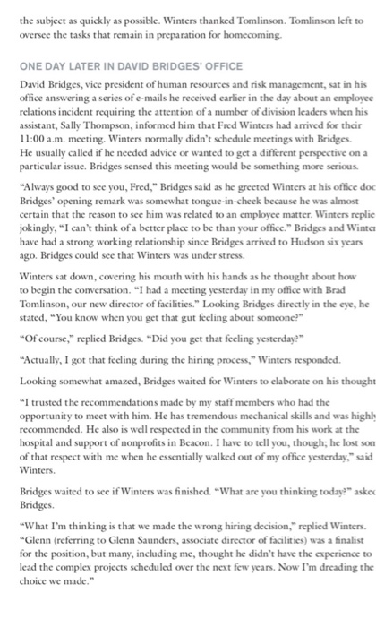 SCENARIO A: QUESTIONS FOR UNDERGRADUATE STUDENTS