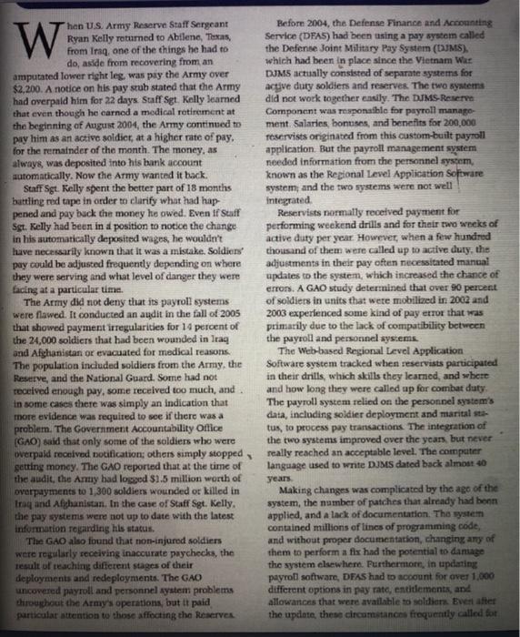 Please help me with this Managament Information