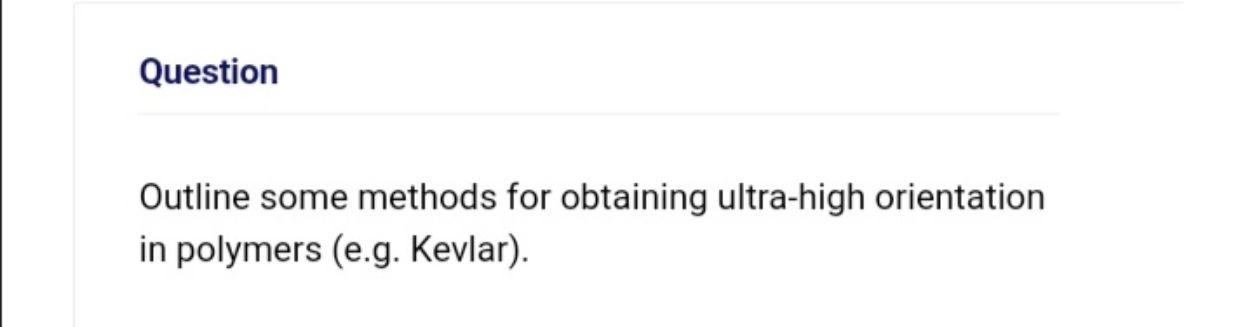 Question Outline some methods for obtaining