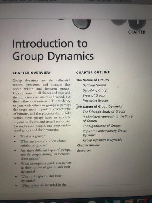 what is the most important group(s) to our