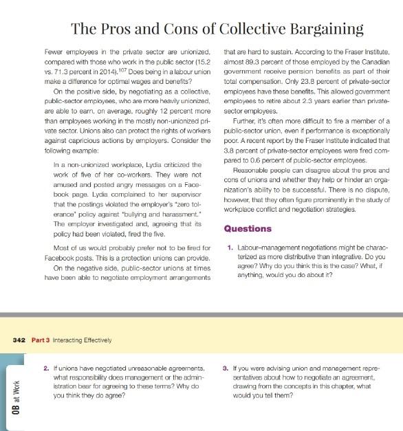 The Pros and Cons of Collective Bargaining Part 3