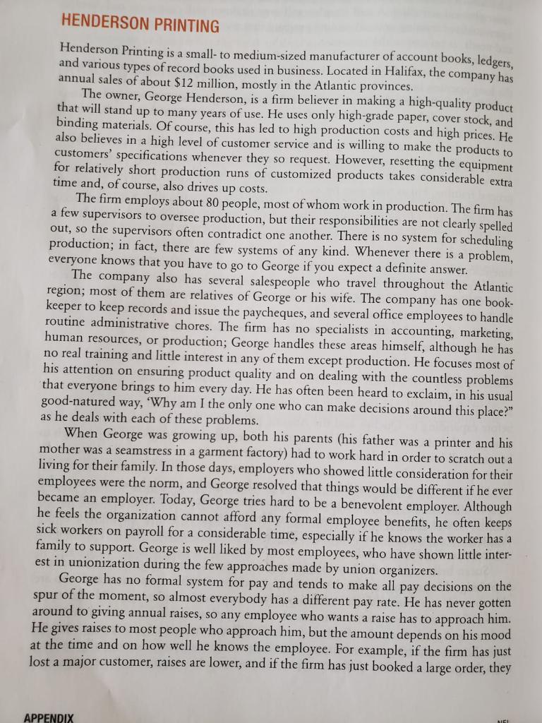 HENDERSON PRINTING Henderson Printing is a small