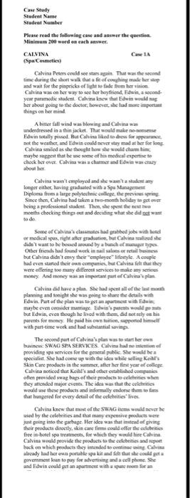 out some ideas to charm him, to convince him to