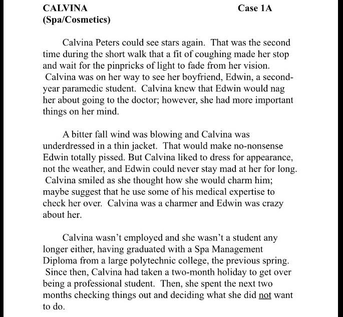 out some ideas to charm him, to convince him to