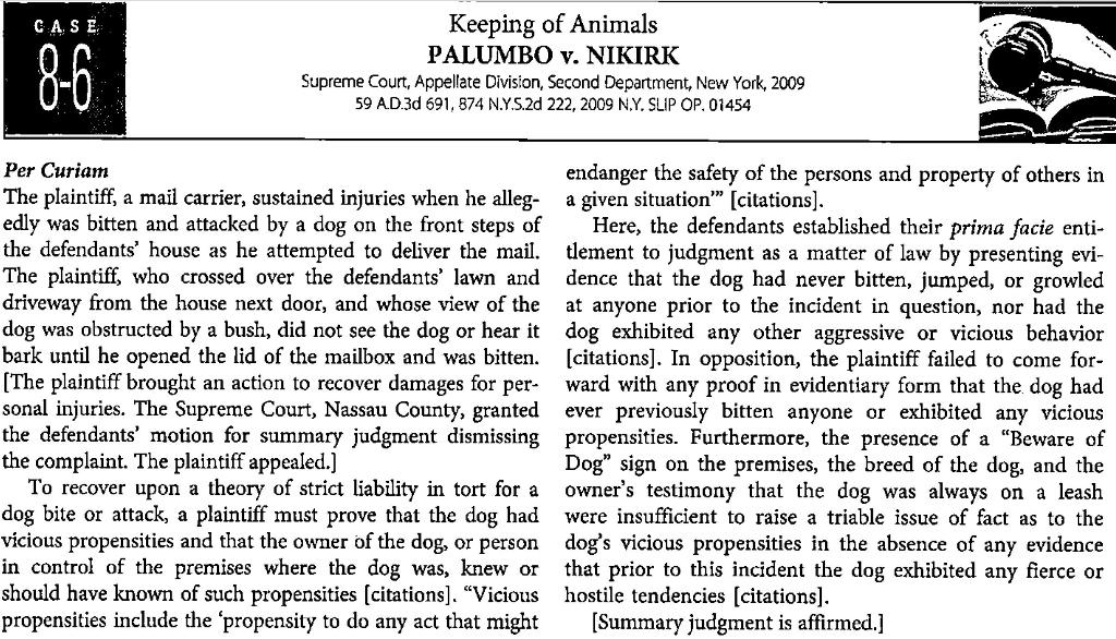 Write a case brief on lawsuit below: 1) Facts 2)