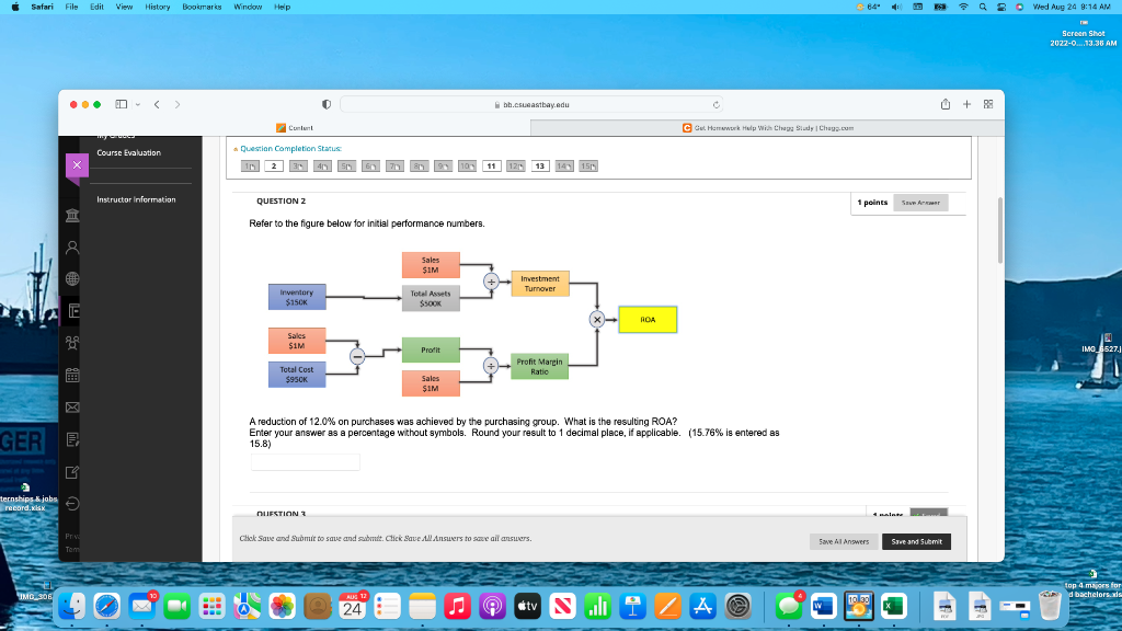 What does ROA quantify and measure? A. Reductions