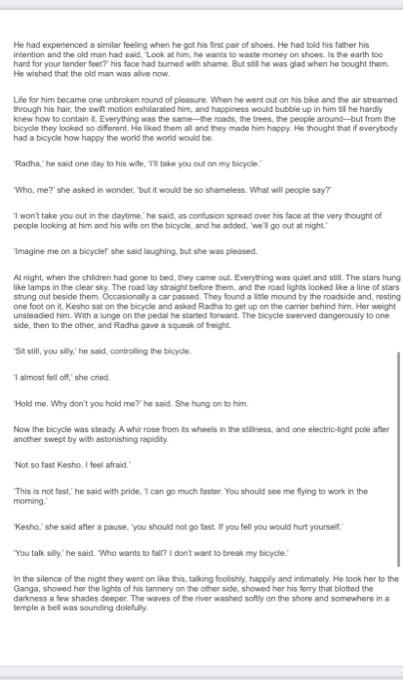 i want the point od view and theme of this short