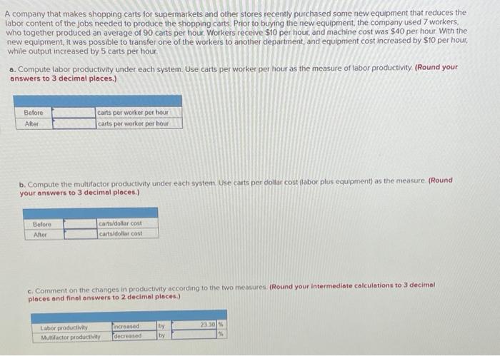 A company that makes shopping carts for