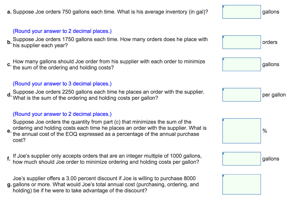 Joe Birra needs to purchase malt for his