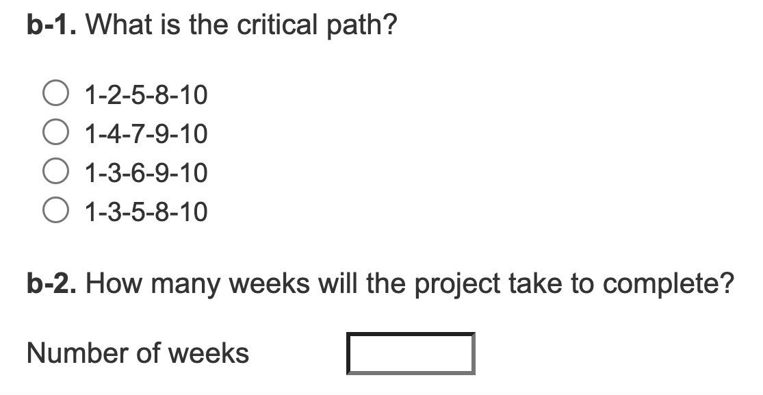 Problem 5-13 A construction project is broken