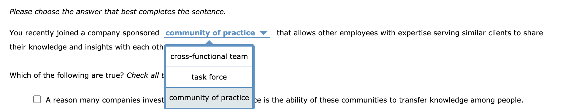 The reduced costs and increased flexibility from