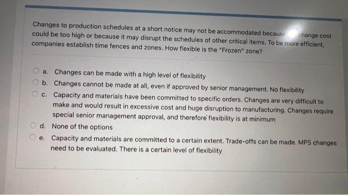 Example of a "Bottleneck Operation": a. All work