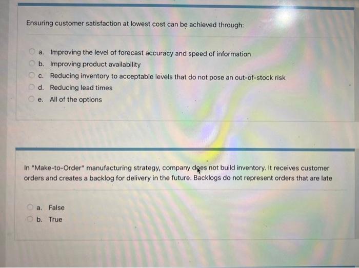 Example of a "Bottleneck Operation": a. All work