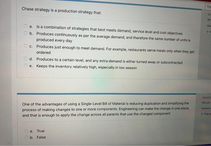 Example of a "Bottleneck Operation": a. All work