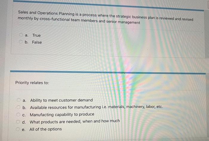 Example of a "Bottleneck Operation": a. All work