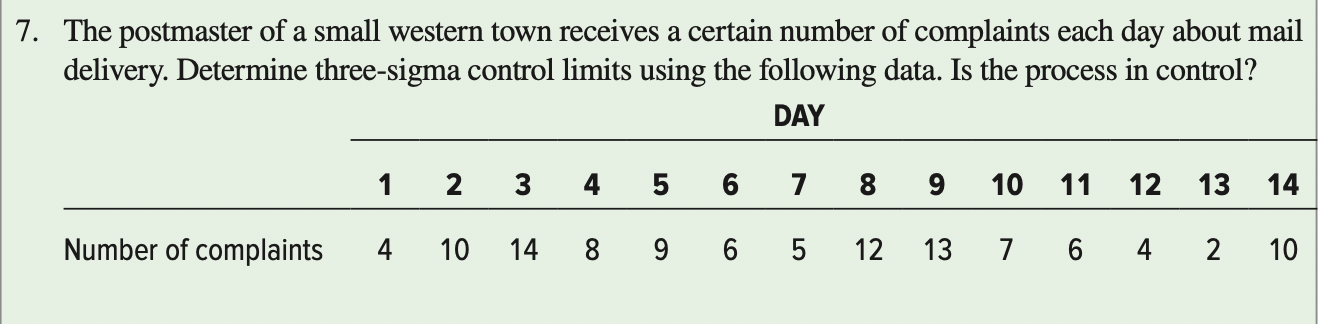 Chapter 10: Question #7 (Please answer using