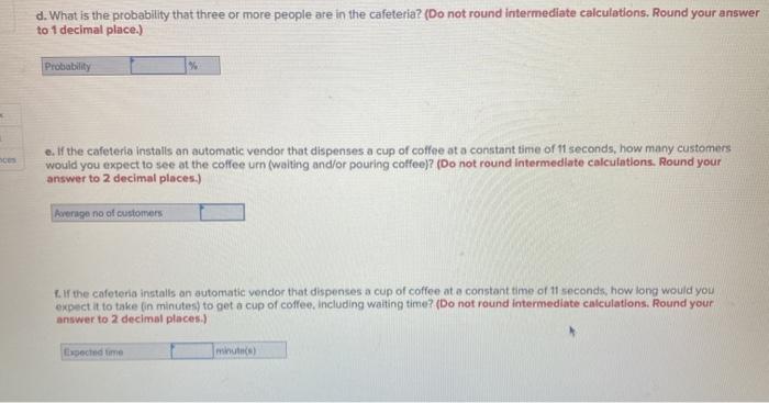 Problem 7-19 (Algo) A cafeteria serving line has