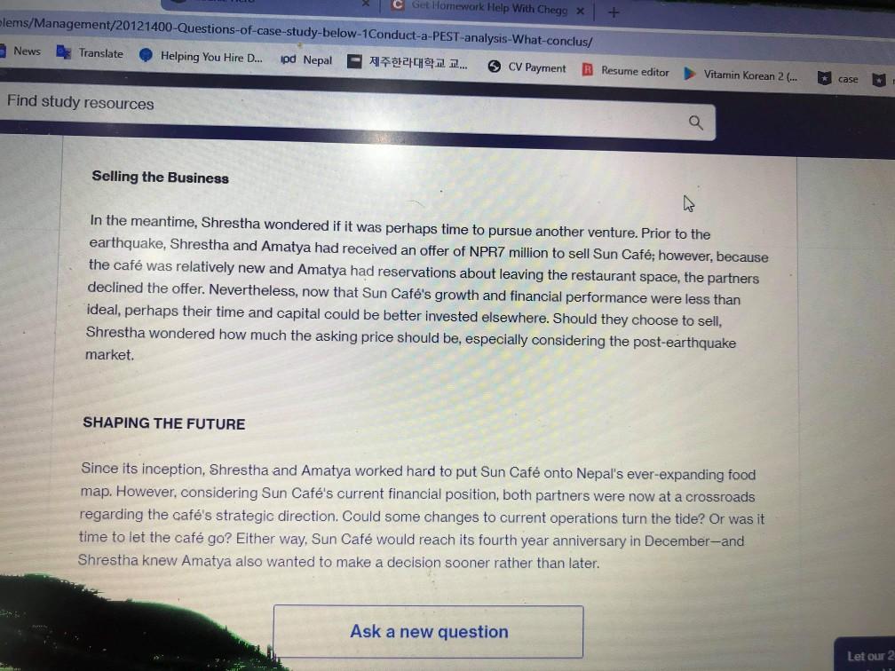 Q.1 What is sun cafe's value proposition? does