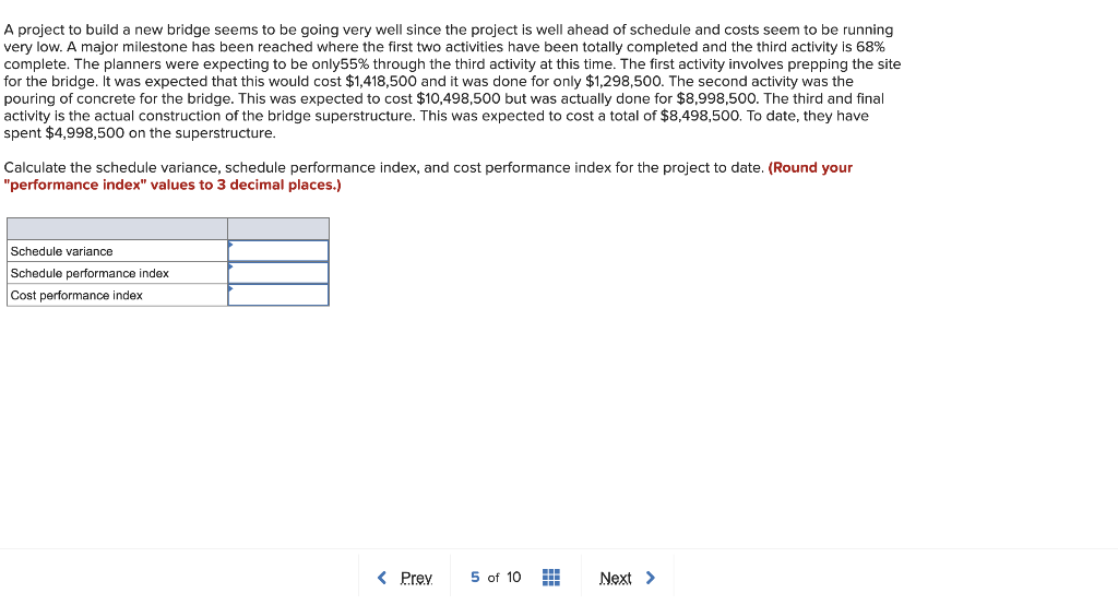 A project to build a new bridge seems to be going