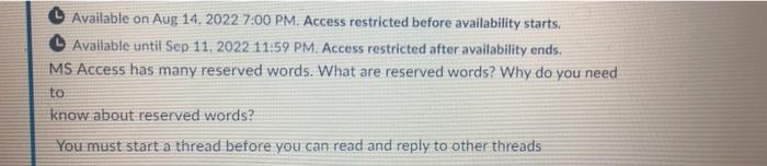 Available on Aug 14, 2022 7:00 PM. Access