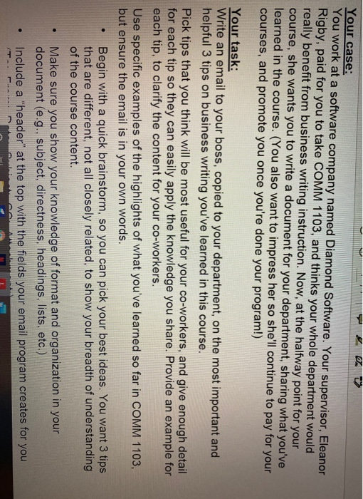 write an email to your boss copied to your