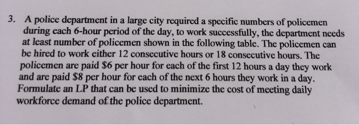 2. Each day, workers at an emergency department