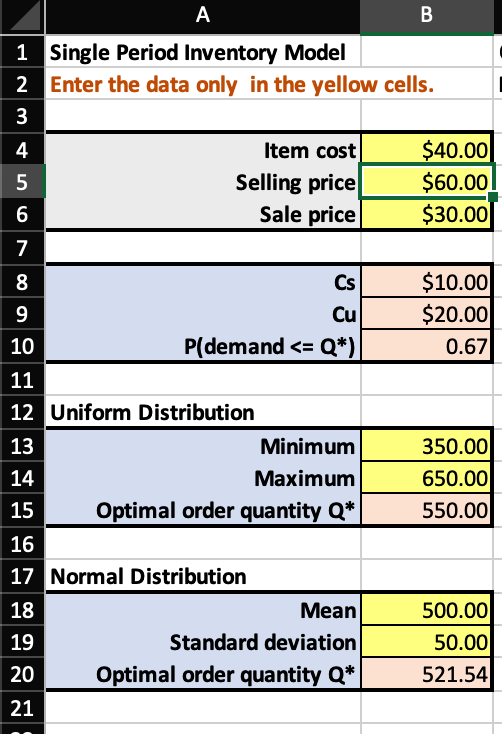 Please answer I will like it! A B B 1 Single