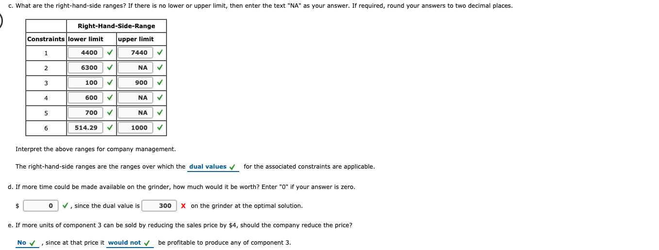 Problem 3-23 Vollmer Manufacturing makes three