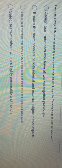 How can a Project Manager best bring a new