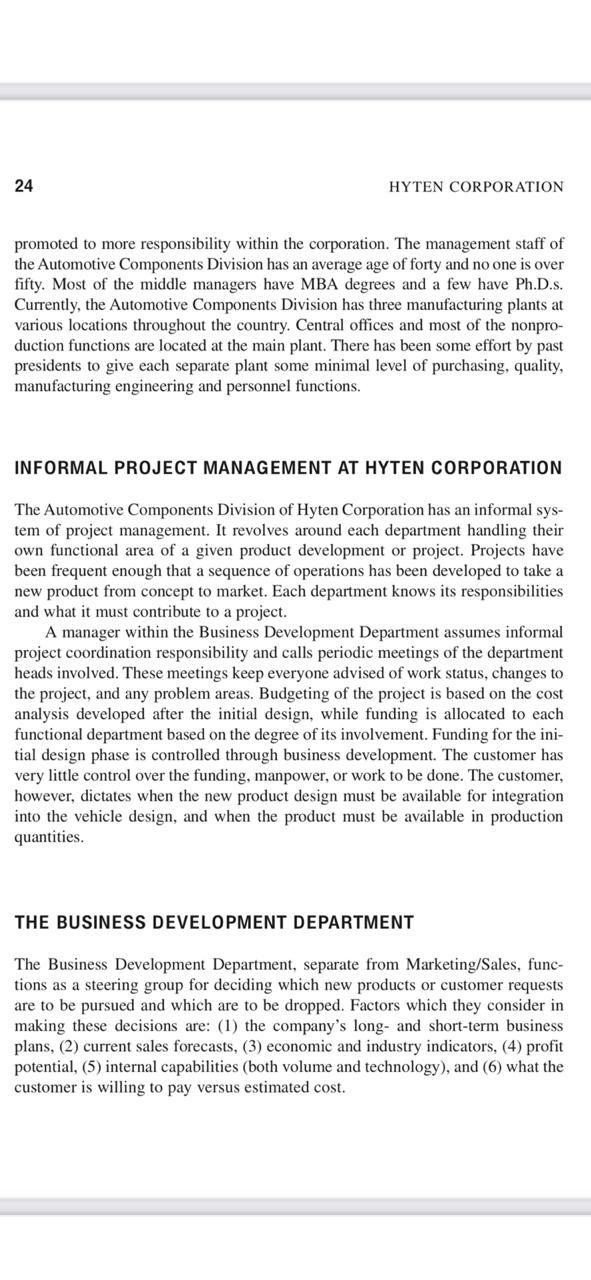 Answer questions: 4 and 5 and 16 in detail. Hyten