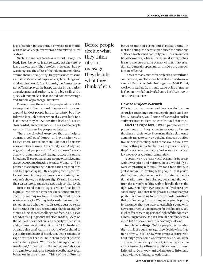 Please read the following article - Connect Then