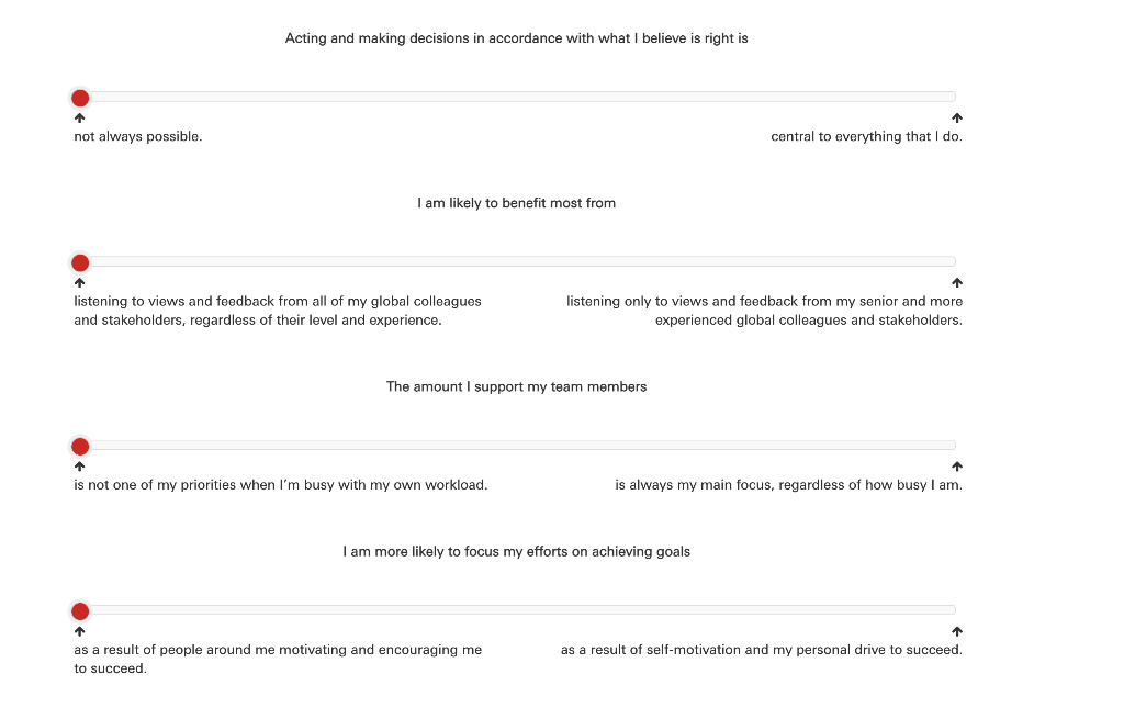 Please indicate your natural preference for the