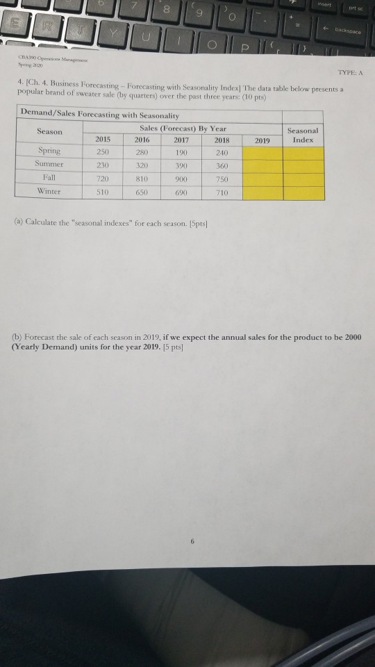 this is a study guide for exam. Is this not