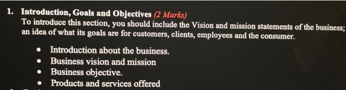 do it for Apple please 1. Introduction, Goals and