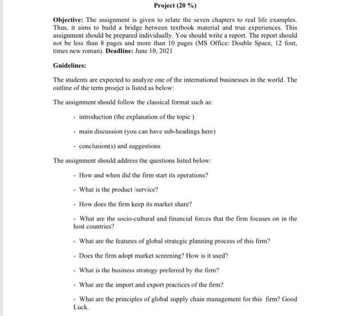 Please answer them in order and try to make a