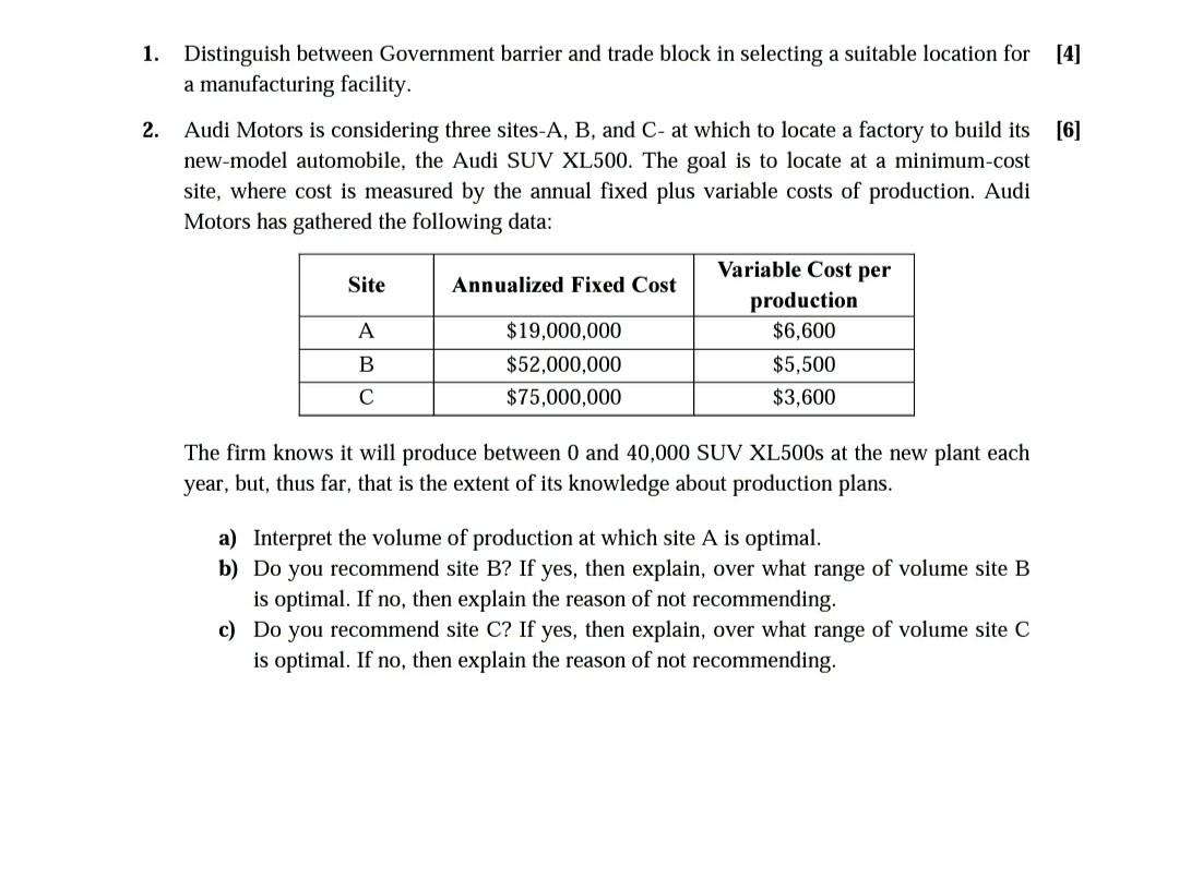Note:Briefly explain Question 1 For Question 2