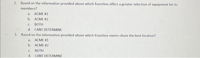 You are an executive for ACME. ACME runs a large