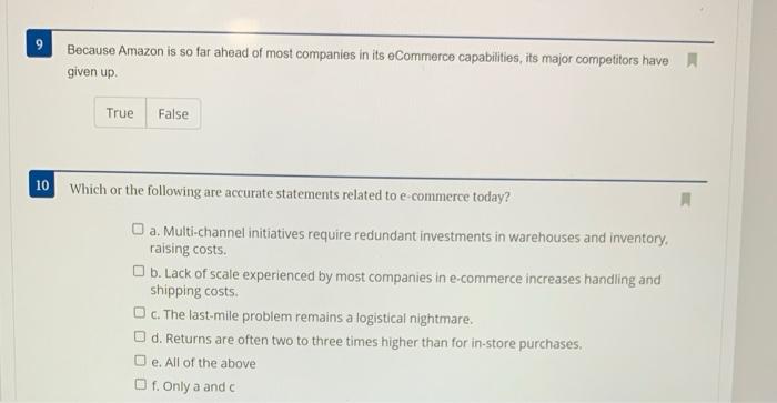 Because Amazon is so far ahead of most companies