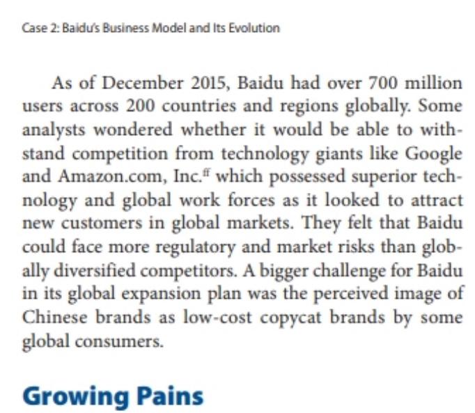 Analyze the global expansion strategy of Baidu