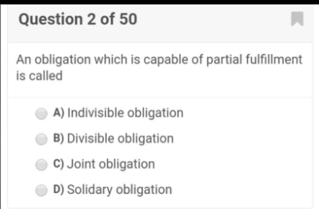 answer all questions Question 1 of 50 The debtor