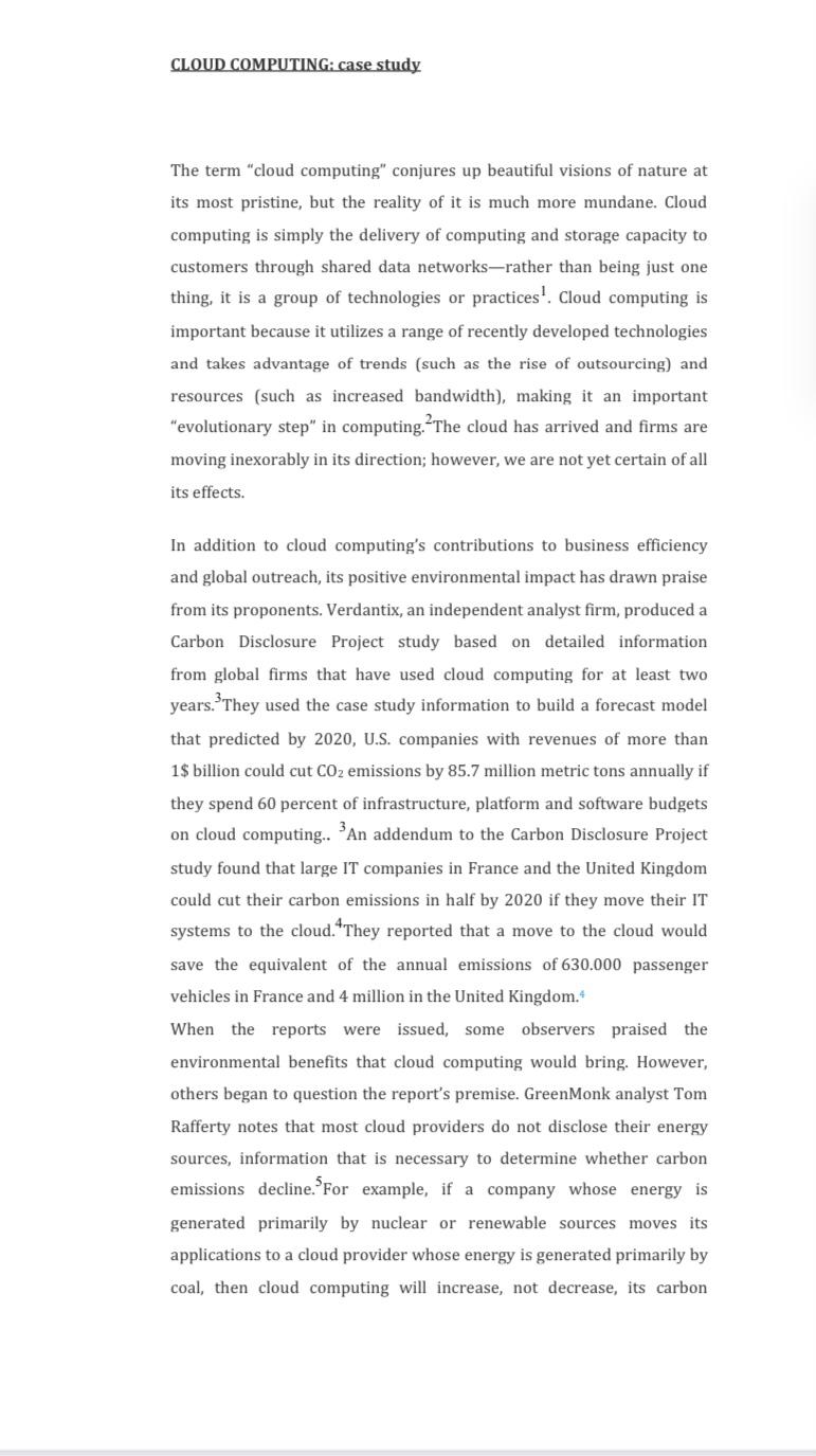 Introduction- (Context and Rationale) of the case