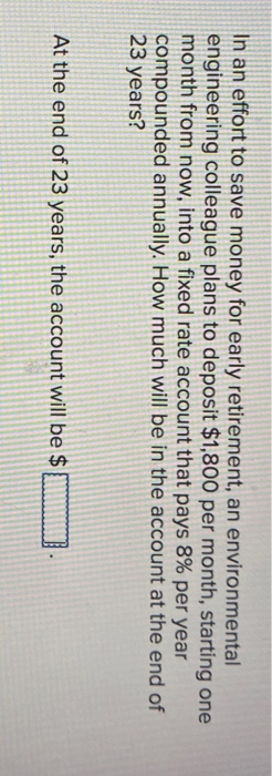 please solve with detailed steps! In an effort to