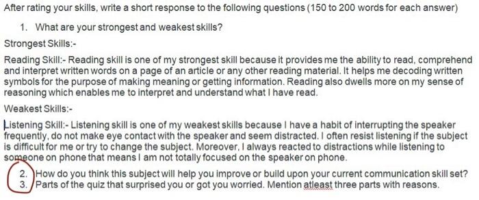 please only last two question Assignment 1 Part 1