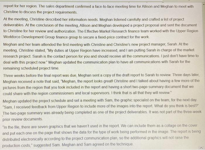 CASE STUDY 2 Market Research Report Project