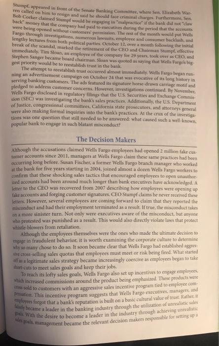 read case and answer discussion quetions at end