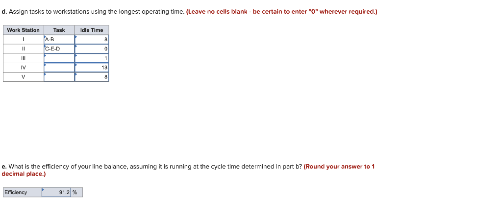 An Assembly line... (Please complete the