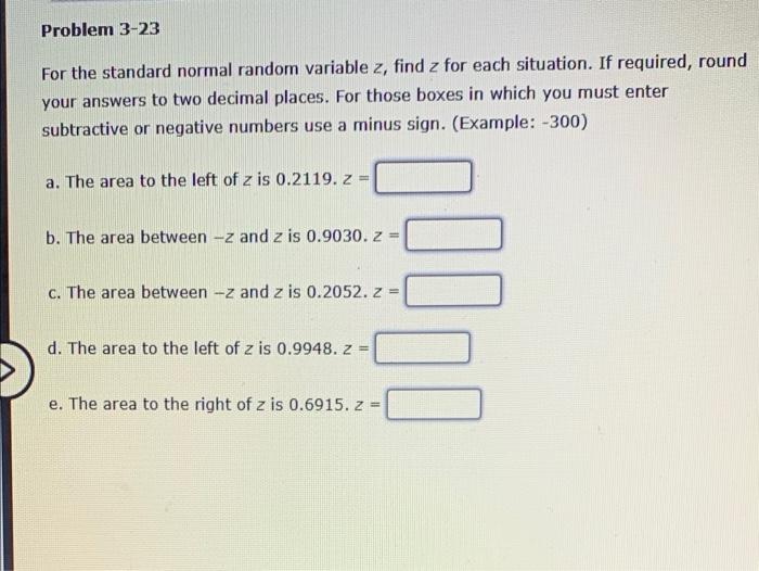 please help For the standard normal random
